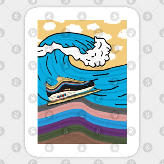 soul waves Sticker by rajibdeje@gmail.com